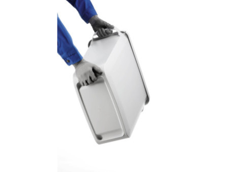 DURABLE poubelle DURABIN 60, rectangulaire, blanc