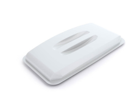 DURABLE couvercle DURABIN LID 60, rectangulaire, blanc