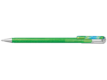 Pentel Hybrid Stylo roller 'Dual Pen', vert clair/bleu