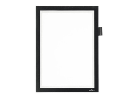 DURABLE Cadre d'affichage DURAFRAME MAGNETIC NOTE, A4, noir