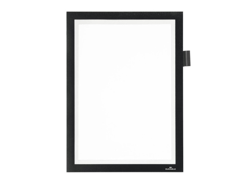 DURABLE Cadre d'affichage DURAFRAME MAGNETIC NOTE, A4, noir