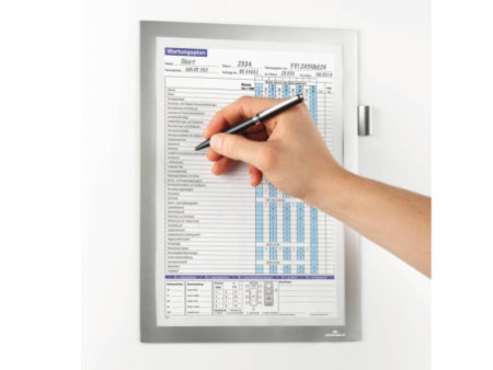 DURABLE Cadre d'affichage DURAFRAME MAGNETIC NOTE, A4, noir