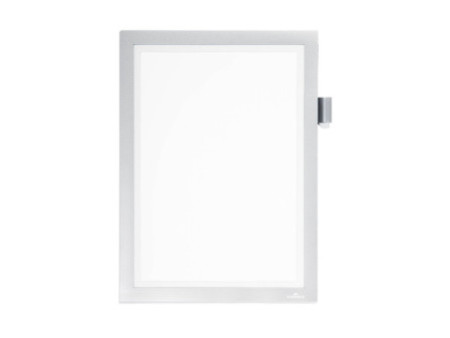 DURABLE Cadre d'affichage DURAFRAME MAGNETIC NOTE, A4 argent