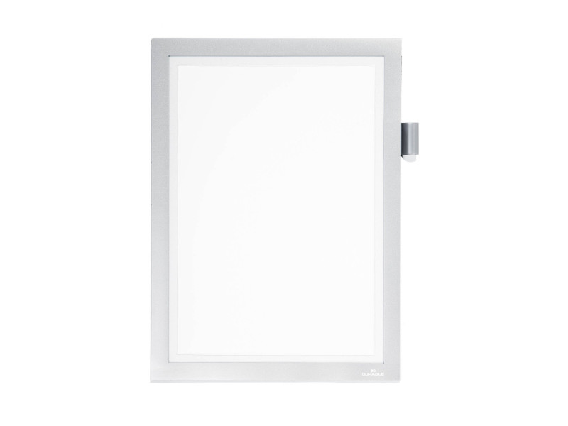 DURABLE Cadre d'affichage DURAFRAME MAGNETIC NOTE, A4 argent