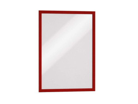 DURABLE Cadre d'affichage magnétique DURAFRAME A3 rouge