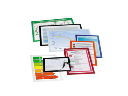 DURABLE Cadre d'affichage magnétique DURAFRAME A3 rouge