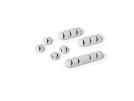 DURABLE Clip à câbles CAVOLINE CAVOLINE CLIP MIX, set, gris