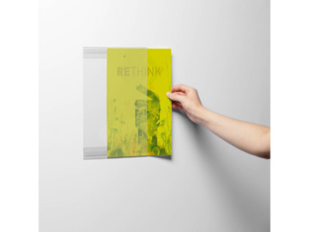 DURABLE Support d'information rPET, A4, transparent