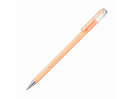 Pentel Stylo roller à encre gel Hybrid Milky, orange pastel
