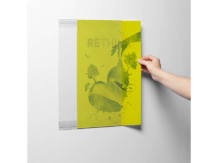 DURABLE Support d'information rPET, A3, transparent