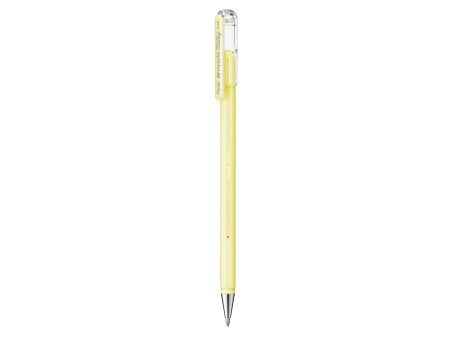 Pentel Stylo roller à encre gel Hybrid Milky, jaune pastel