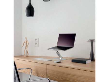 DURABLE Support pour ordinateur portable RISE, argent