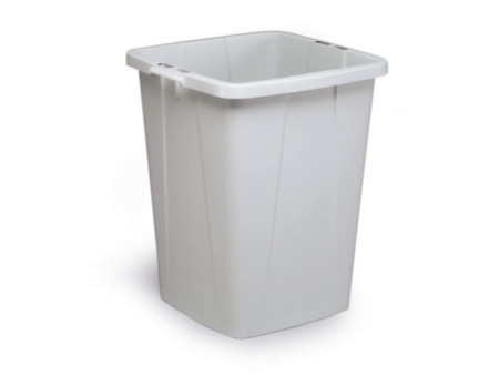 DURABLE Poubelle DURABIN ECO 90, carré, gris