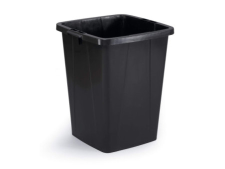 DURABLE Poubelle DURABIN ECO 90, carré, noir