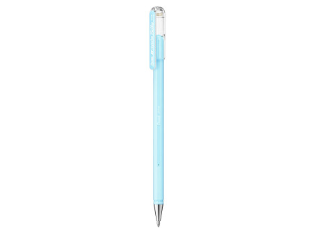 Pentel Stylo roller à encre gel Hybrid Milky, bleu pastel