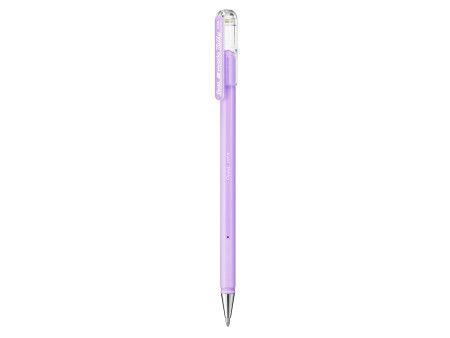 Pentel Stylo roller à encre gel Hybrid Milky, violet pastel