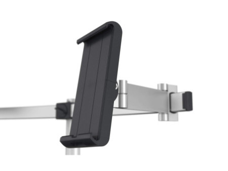 DURABLE Support double 1 écran & 1 tablette, fixation pince