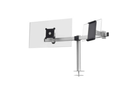 DURABLE Support double pour 1 écran et 1 tablette