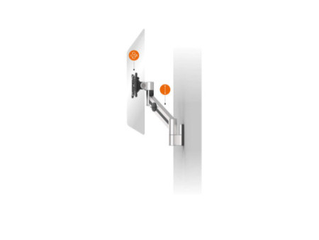 DURABLE Support avec bras pour 1 écran, fixation murale