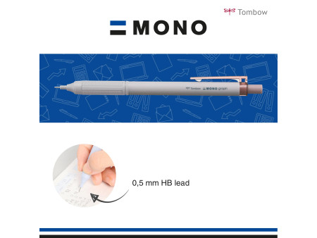 TOMBOW Porte-mines 'MONO graph Lite', 0,5 mm, marron