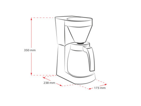 Melitta Cafetière 'EASY II THERM', blanc