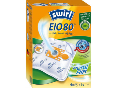 swirl Sac d'aspirateur EIO 80, avec filtre MicroporPlus