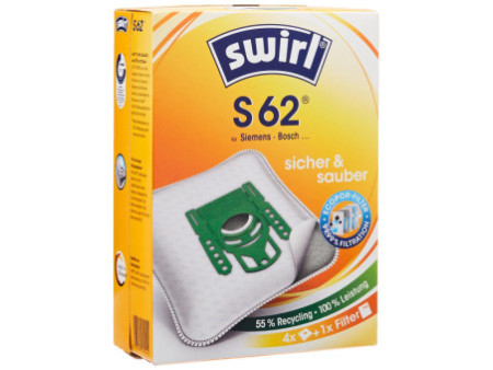 swirl Sac d'aspirateur S 62, avec filtre MicroporPlus