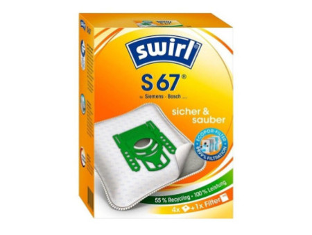 swirl Sac d'aspirateur S 67, avec filtre MicroporPlus