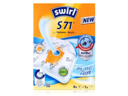 swirl Sac d'aspirateur S 71, avec filtre MicroporPlus
