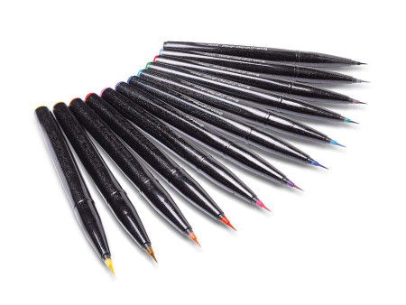 PentelArts Stylo pinceau Sign Pen Artist, rouge