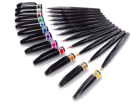PentelArts Stylo pinceau Sign Pen Artist, rose