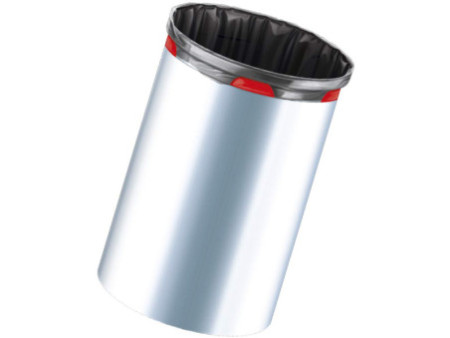 swirl Sac poubelle, avec bande de fixation, 60 litres, noir