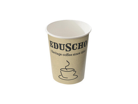 Eduscho Gobelet à café en papier dur 'To Go', 0,2 l