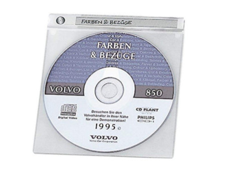 DURABLE Etui CD-/DVD 'TOP Cover' pour 1 CD, PP, transparent