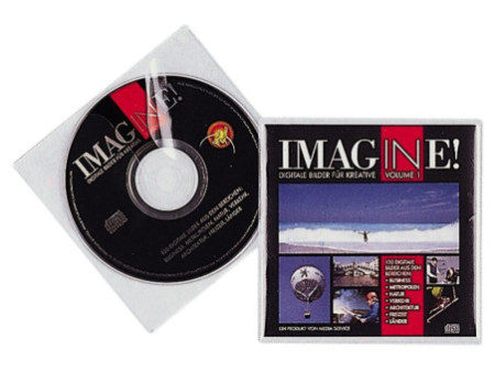 DURABLE Etui CD/DVD COVER pour 1 CD, PP, transparent