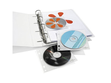 DURABLE Pochette CD-/DVD COVER FILE, PP, transparent