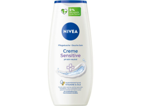 NIVEA Gel douche crème Sensitive ph skin neutral, 250 ml