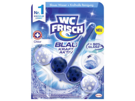 WC Frisch KRAFT AKTIV Bloc WC BLAU chlore