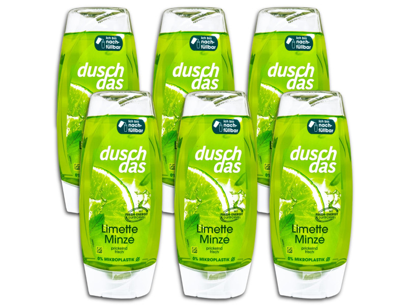 duschdas Gel douche citron vert menthe, 225 ml