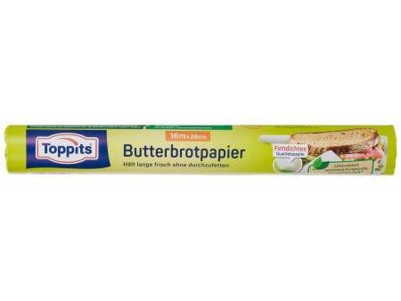 TOPPITS Papier pour sandwich, largeur 280 mm, longueur 16 m