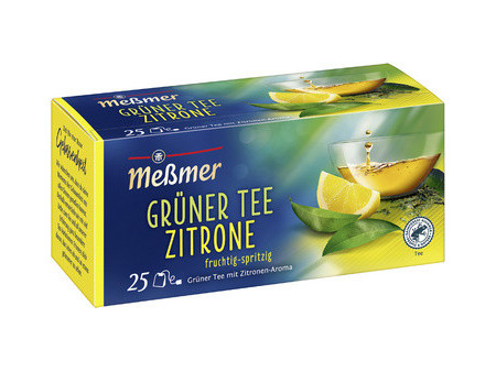 Meßmer Thé vert 'citron', paquet de 25
