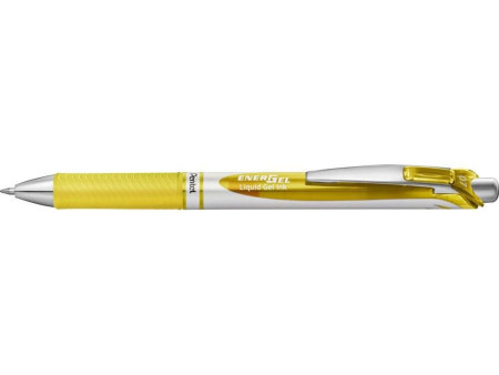 Pentel Stylo roller encre gel Energel BL77, jaune