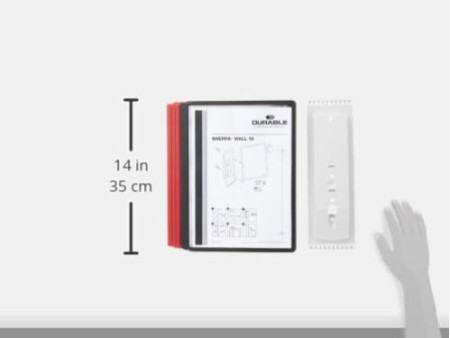 DURABLE Système de présentation SHERPA wall 10, kit complet