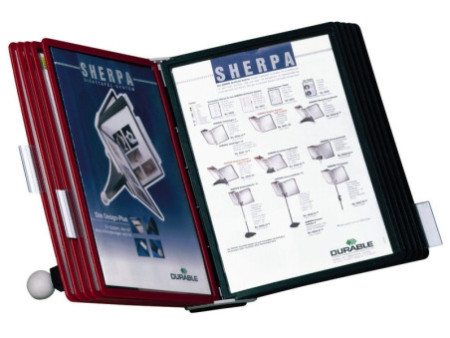 DURABLE Système de présentation SHERPA de table 10