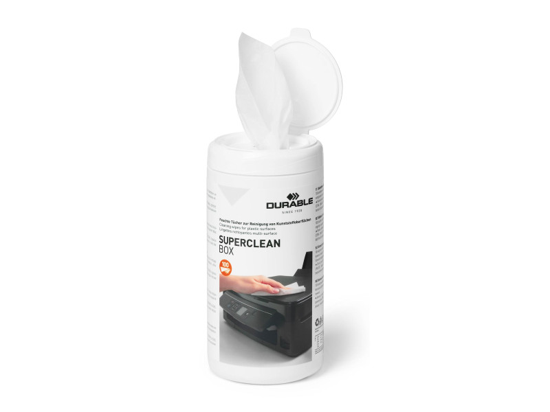DURABLE Lingettes nettoyantes pour surface SUPERCLEAN BOX