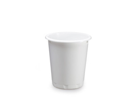 DURABLE Corbeille à papier BASIC, plastique, 13 litres,blanc