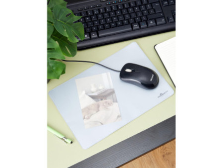 DURABLE tapis de souris plus, extra plat, transparent