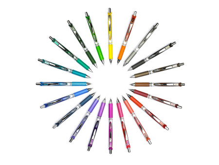 Pentel Stylo roller encre gel Energel BL77, lilas