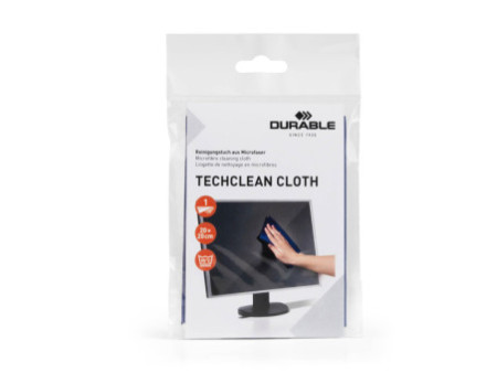 DURABLE Chiffon de nettoyage en microfibre TECHCLEAN CLOTH