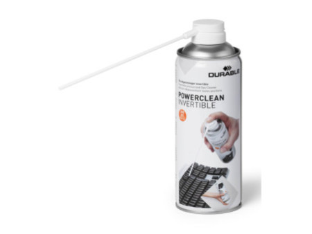 DURABLE Gaz dépoussiérant POWERCLEAN INVERTIBLE, 200 ml